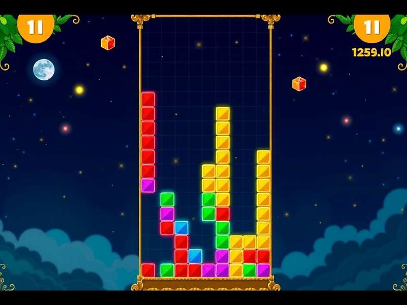 Timeline infographic of Tetris Game history from 1984 to 2025