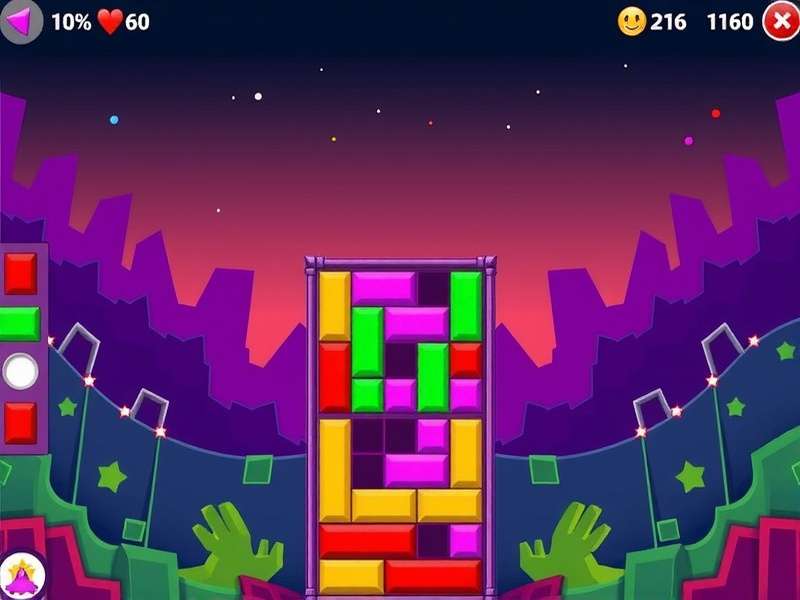 Modern Tetris gameplay on multiple devices without download