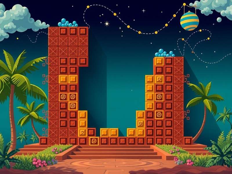 Detailed analysis of Tetris game crash mechanics showing falling blocks