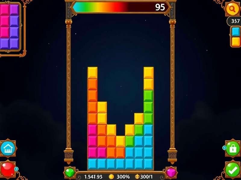 Classic Tetris Game Boy gameplay screen with falling tetrominoes