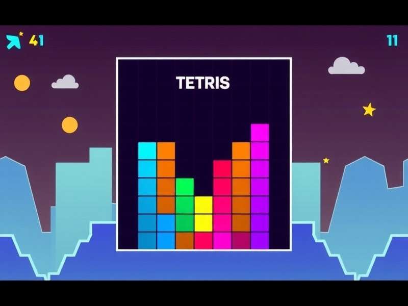 Screenshot of Tetris IO Game showing multiplayer battle interface