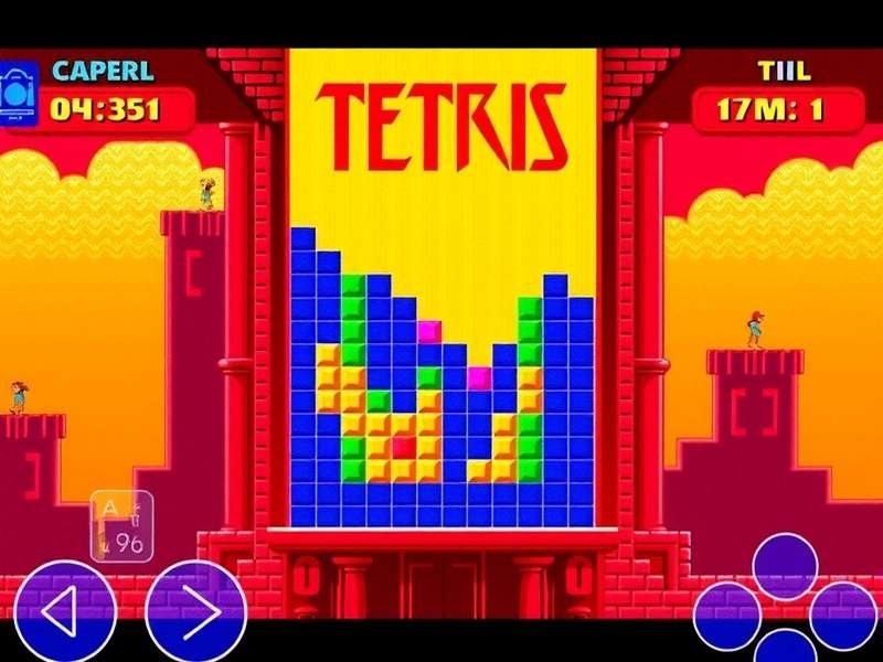 A market stall in India selling vintage Game Boy consoles with Tetris cartridges