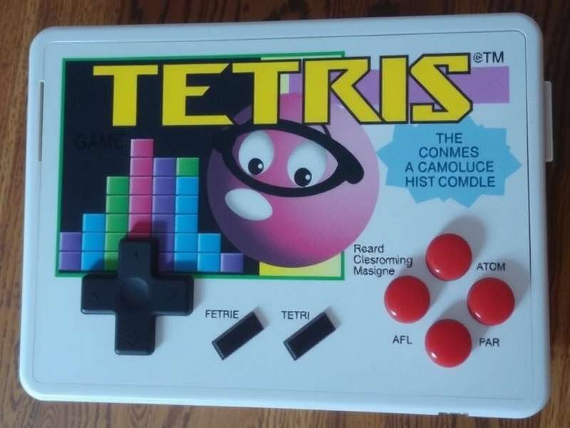 Tetris Game Console on sale with colorful blocks