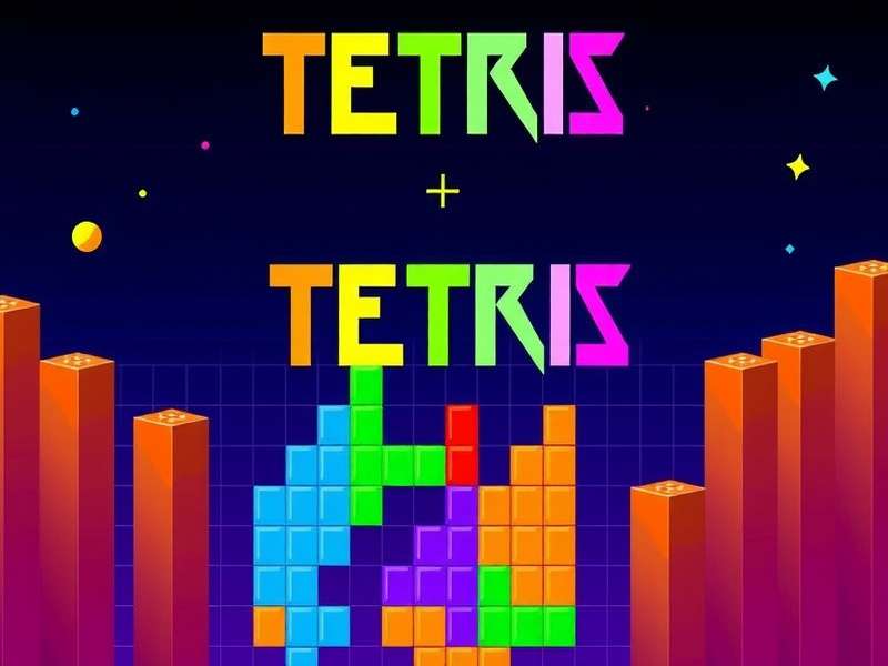 Classic Tetris gameplay screenshot
