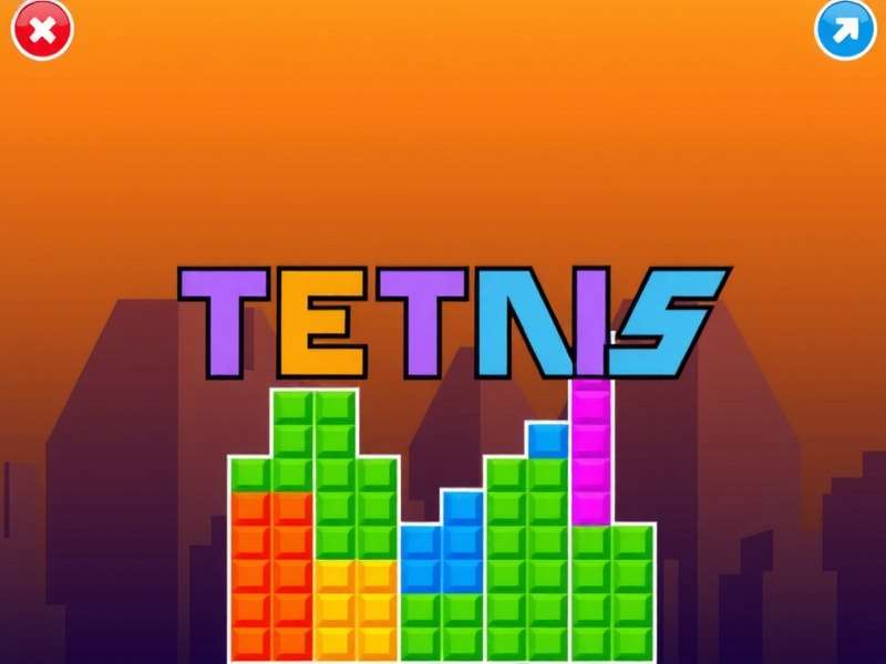 Safe Tetris Game Download Interface on Laptop and Mobile