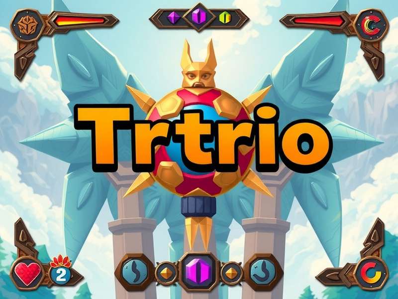 Close-up of a hand playing Tetris on a modern tablet with colorful blocks falling