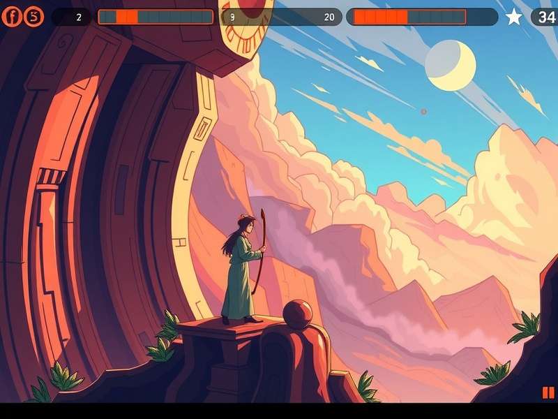 Tetri Io gameplay interface showing active tetromino stacking with vibrant blocks