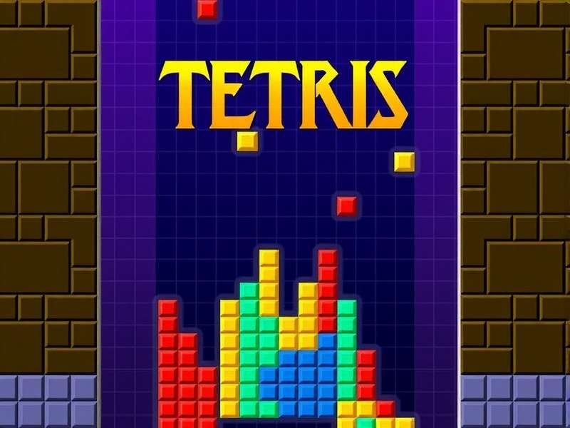 Tetris Gameplay YouTube montage showing classic Tetris blocks and player reactions