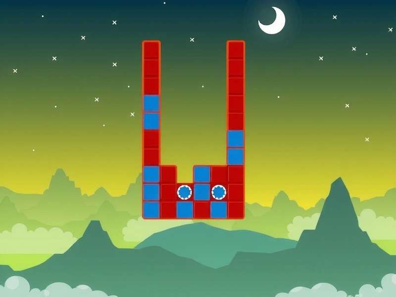Tetrio IO Game gameplay showcase with vibrant blocks and strategic stacking