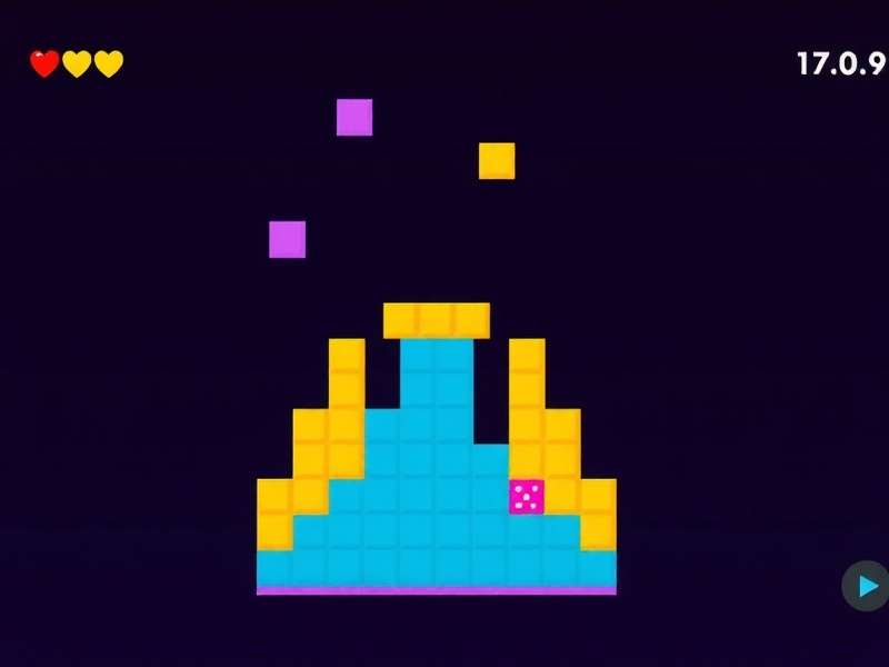 Tetris Lumpy gameplay on a modern screen with colorful lumpy blocks