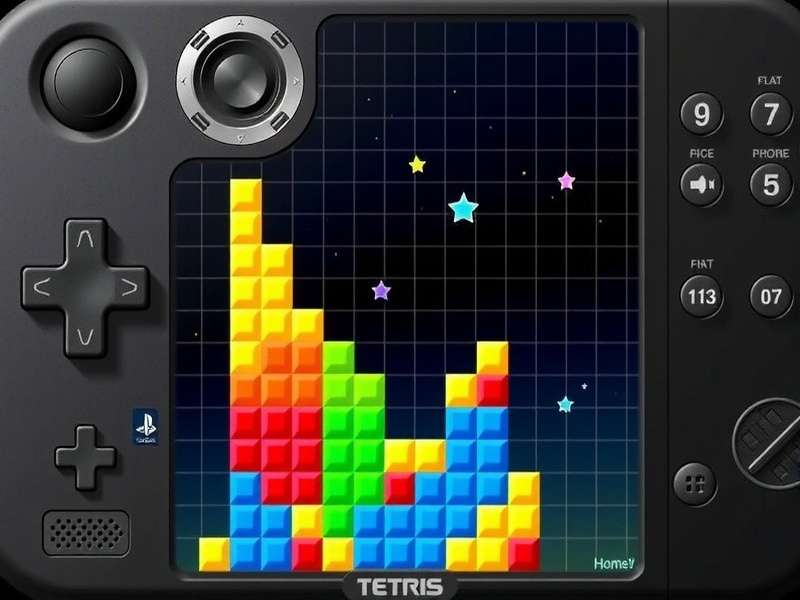 Image Of Tetris Game Console – rare handheld, classic NES console, and modern FPGA re-implementation side by side.